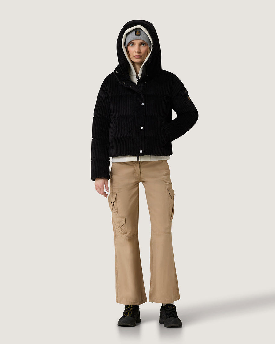 Refrigiwear Velvet Braffy Jacket - Giubbotti Donna · NERO