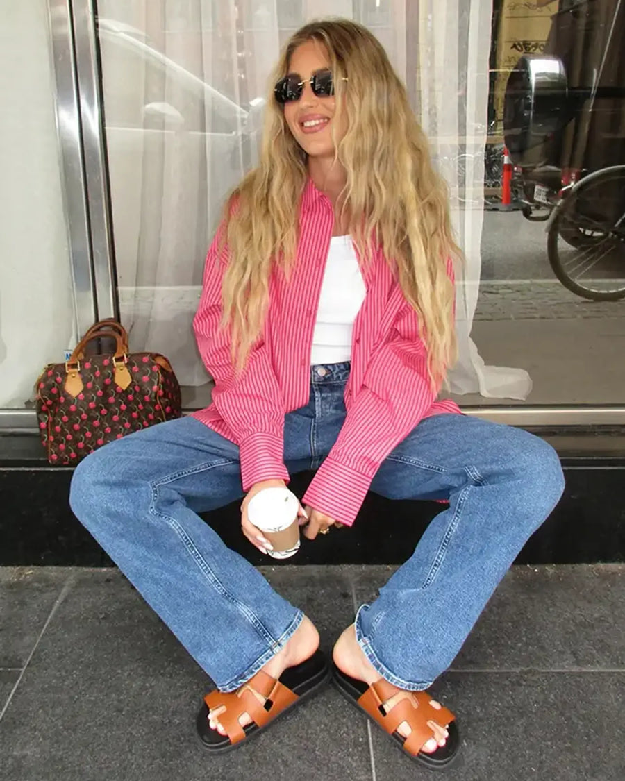 Camicia Donna JJXX JXJAMIE LS Relaxed Poplin