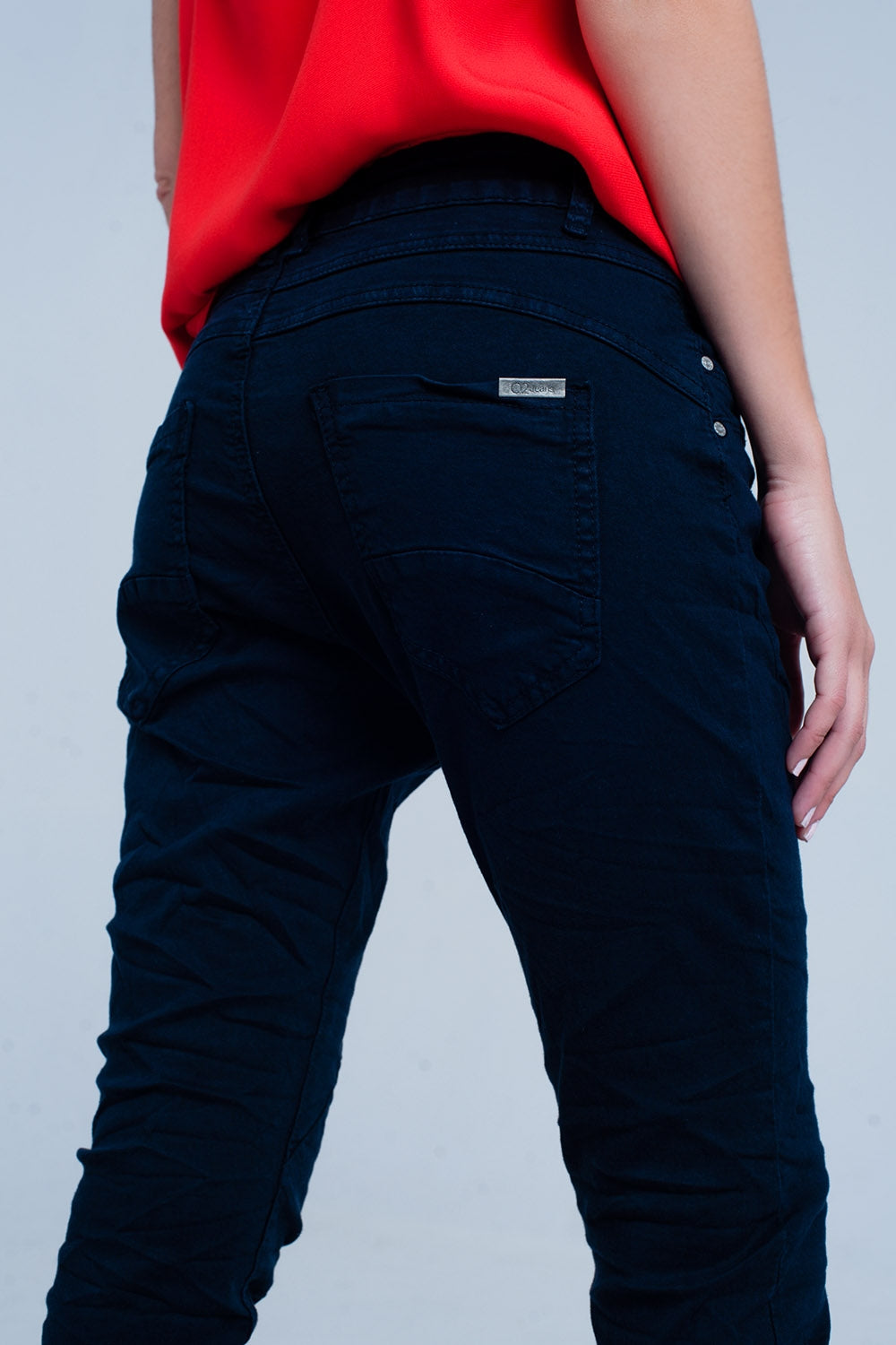 boyfriend Jeans originale blu navy