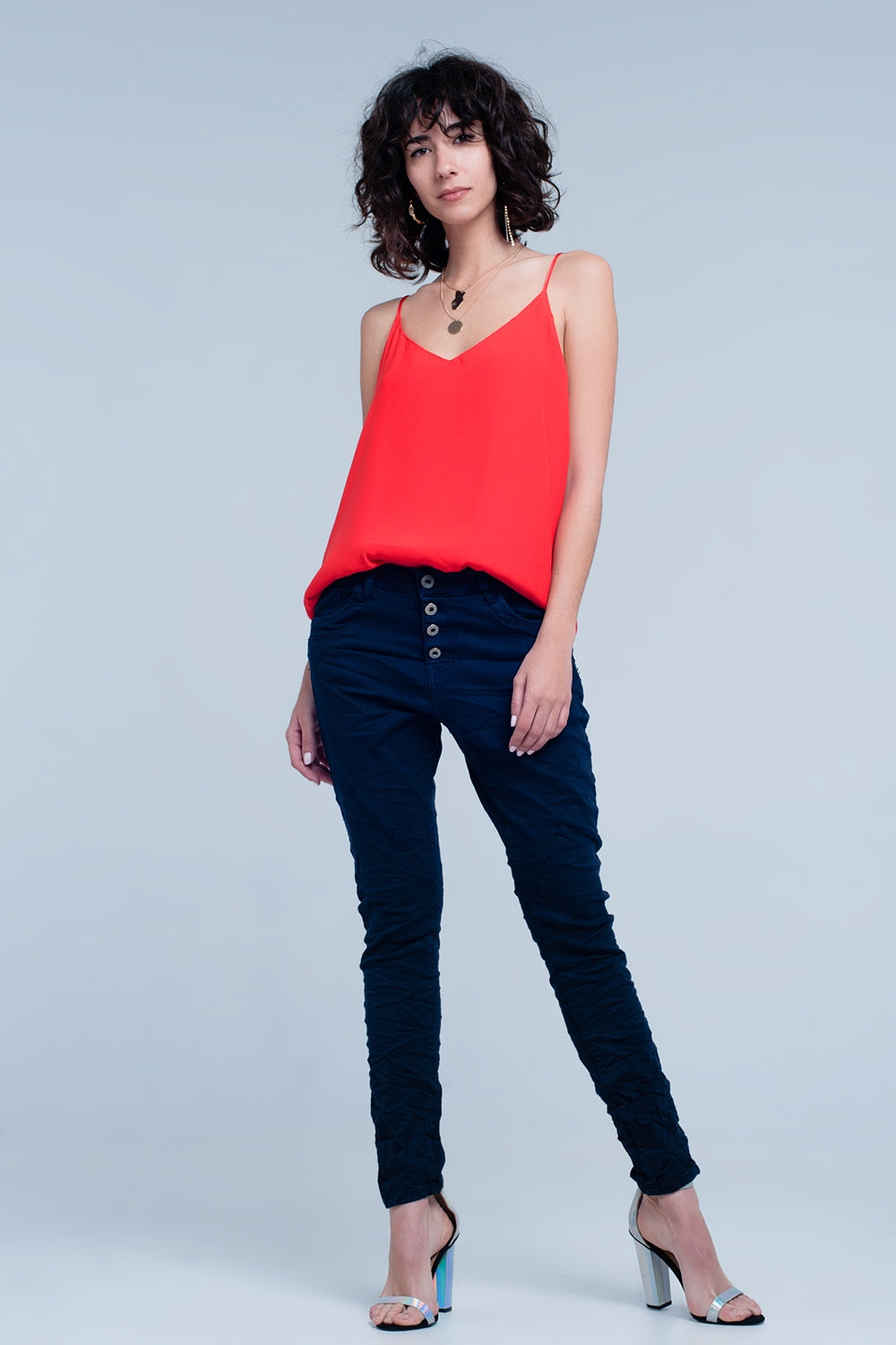 boyfriend Jeans originale blu navy