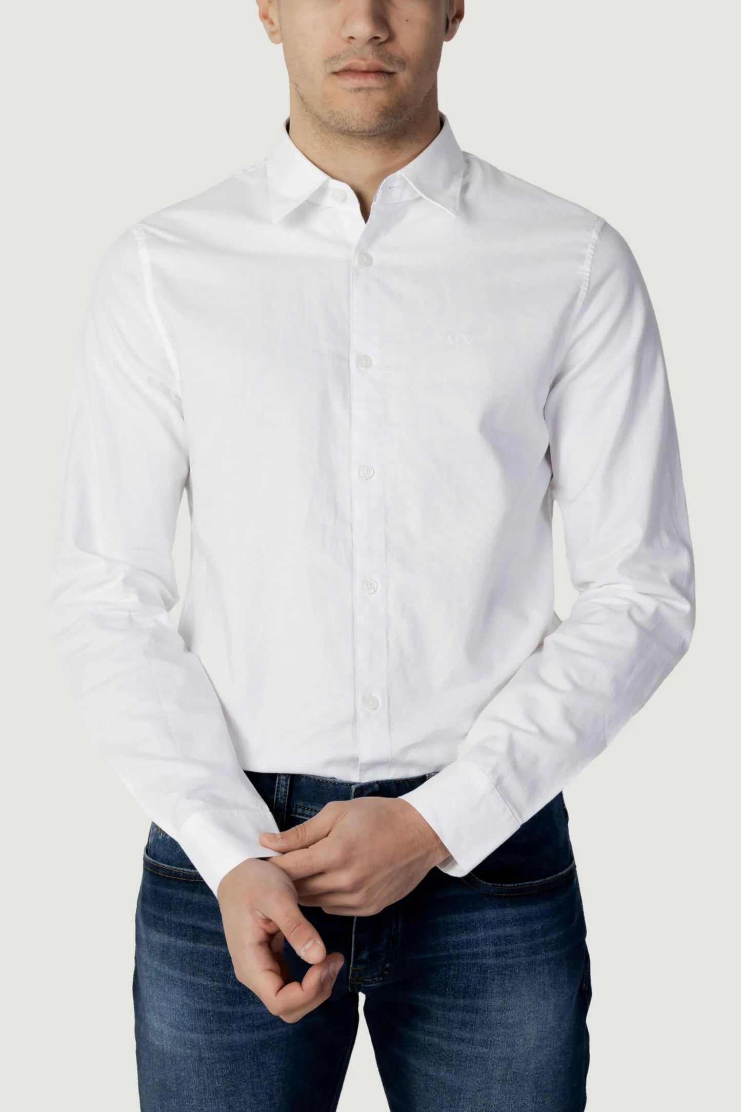 Camicia manica lunga Armani Exchange 81657-Bianco