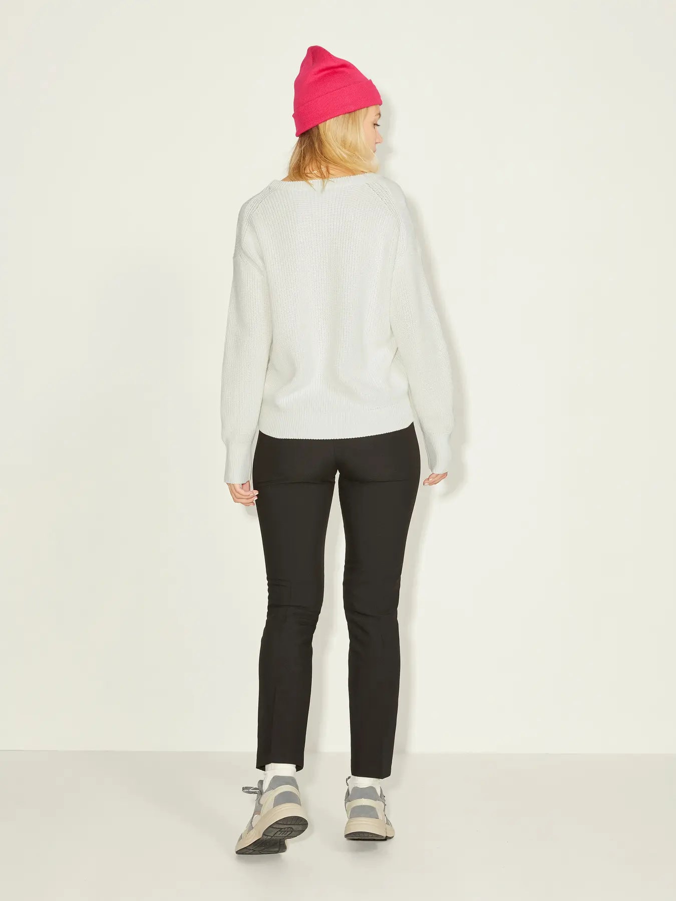 0830 JXMILA TWIST CREW NECK KNIT NOOS