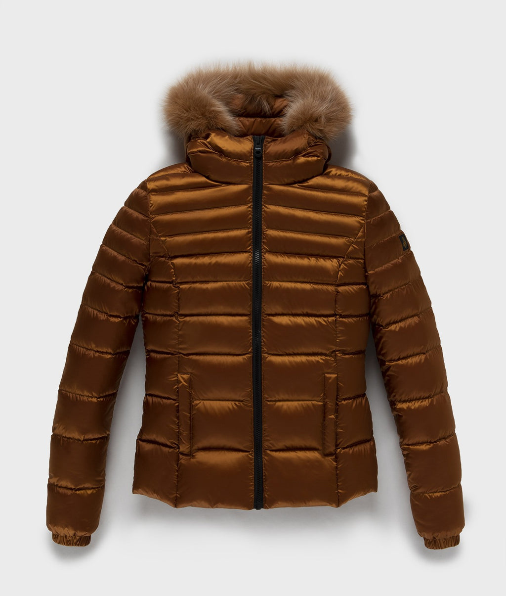Refrigiwear - MEAD FUR JACKET bronzo
