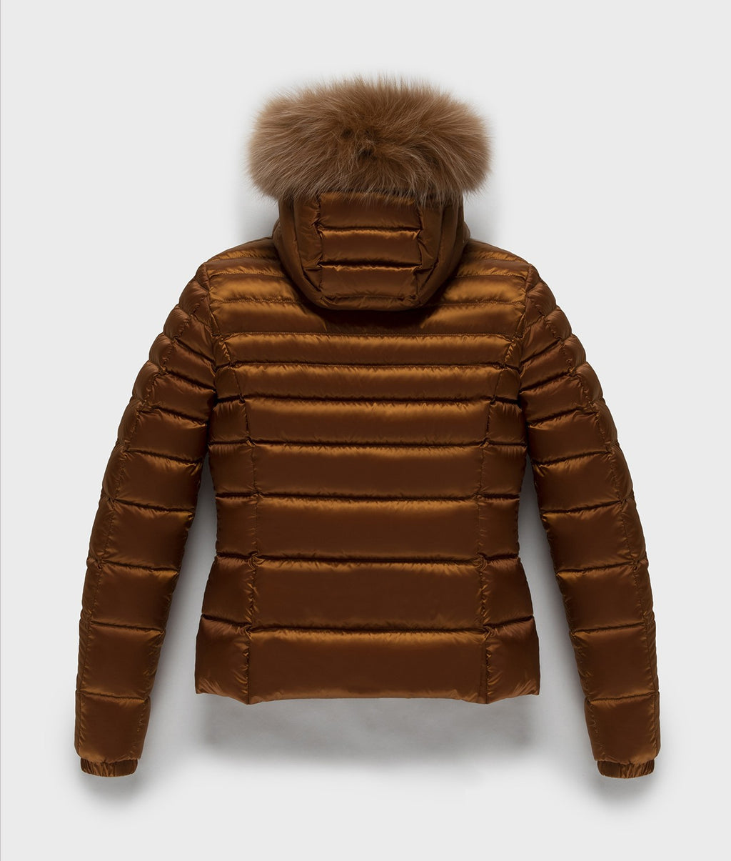 Refrigiwear - MEAD FUR JACKET bronzo