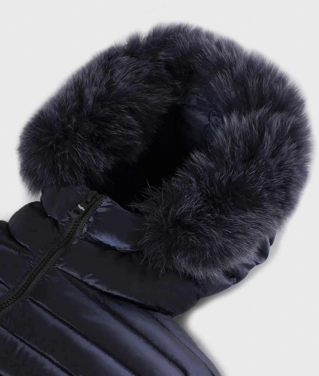 Refrigiwear - MEAD FUR JACKET dark blue