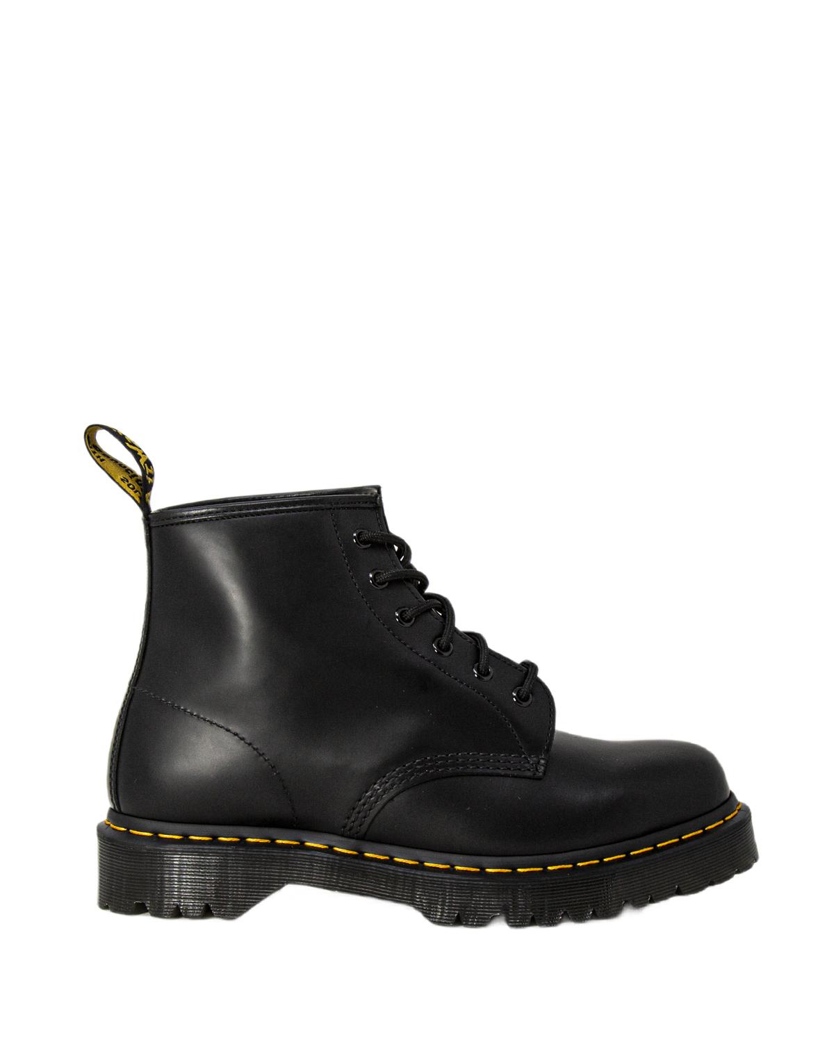 Anfibi Dr. Martens 101 bex black smooth Nero