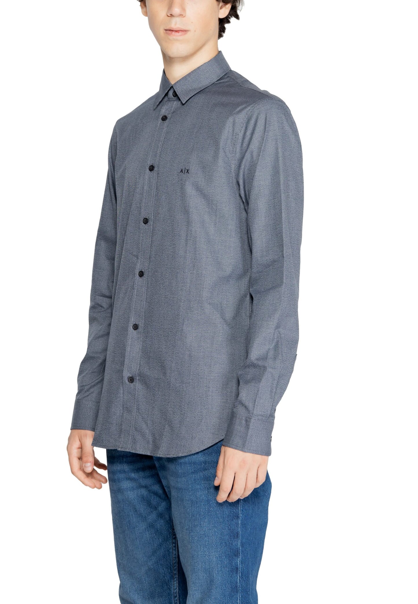 Camicia manica lunga Armani Exchange  Blu