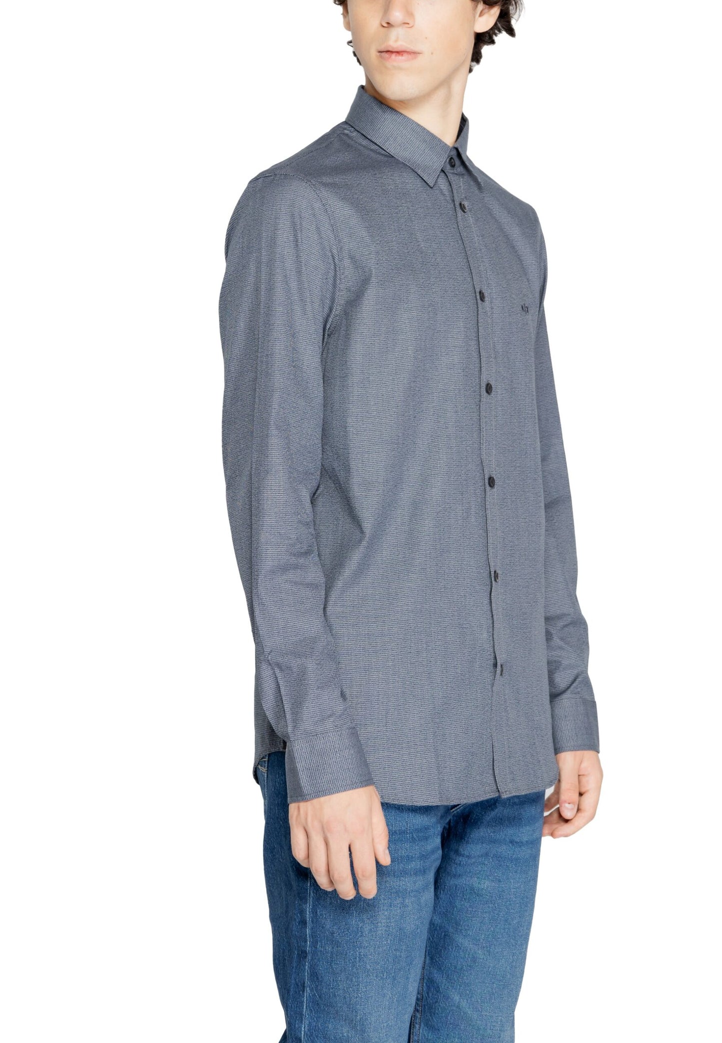 Camicia manica lunga Armani Exchange  Blu