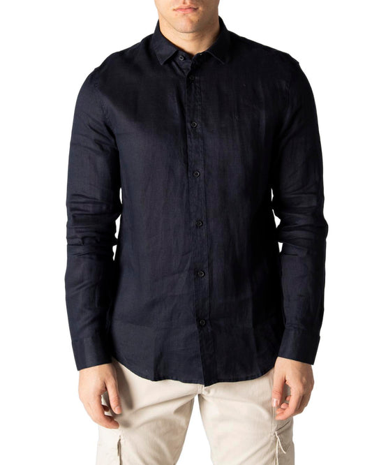 Camicia manica lunga Armani Exchange  Blu