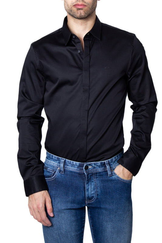 Camicia manica lunga Armani Exchange  Nero