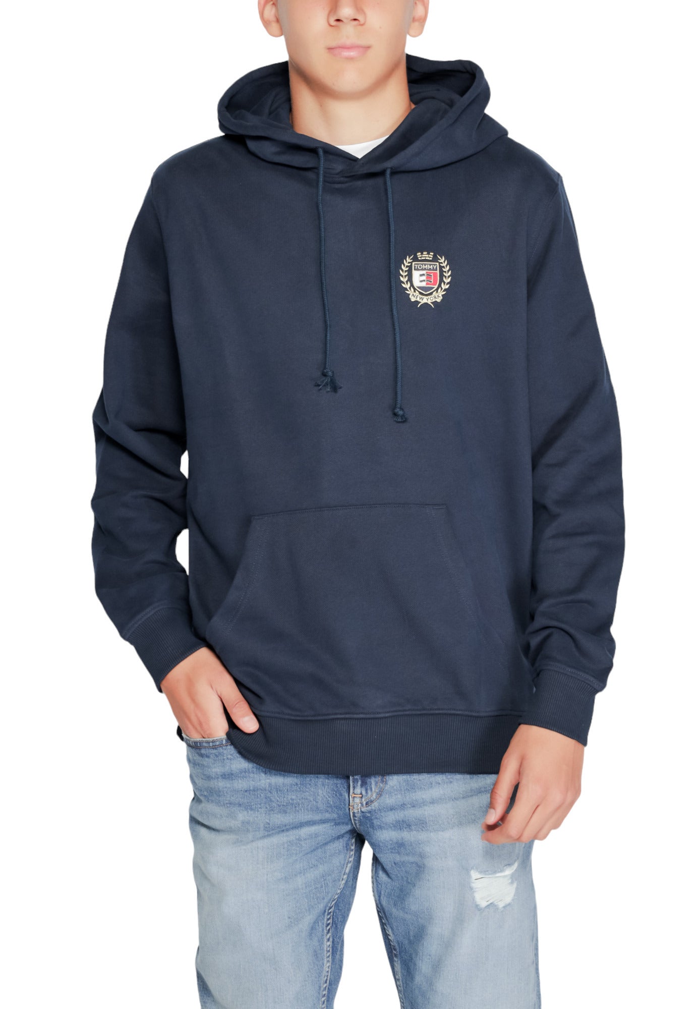 Felpa con cappuccio Tommy Hilfiger Jeans tjm reg tj flag Blue scuro