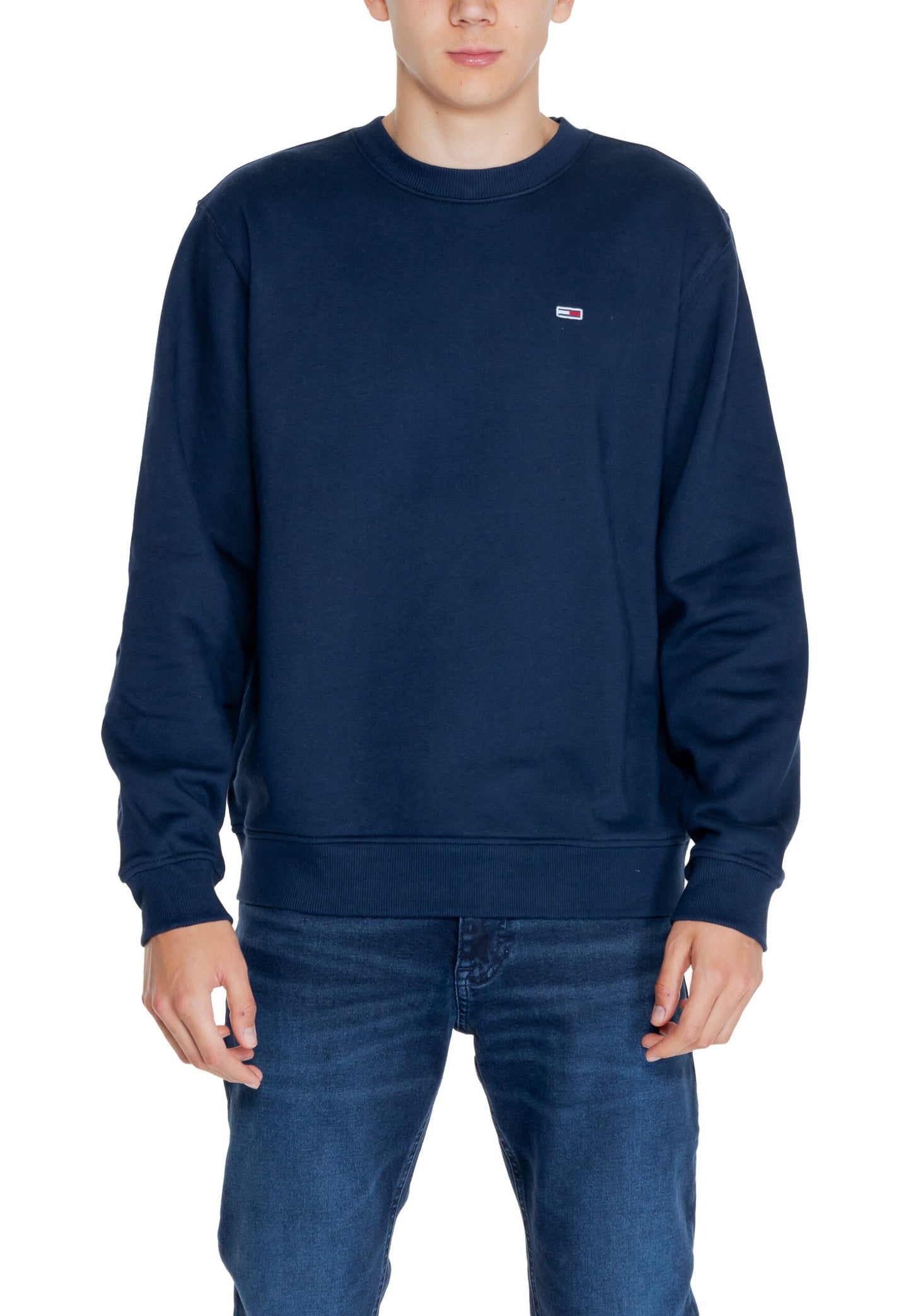 Felpa senza cappuccio Tommy Hilfiger tjm reg s flag crew Blue scuro