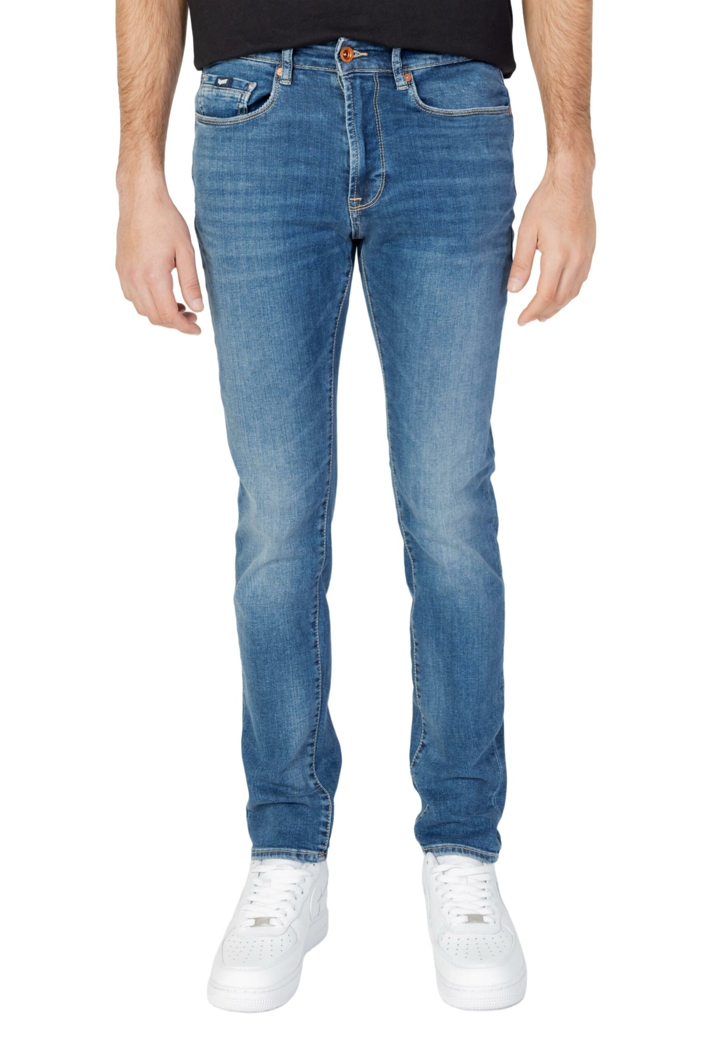 Jeans skinny GAS sax zip rev Denim