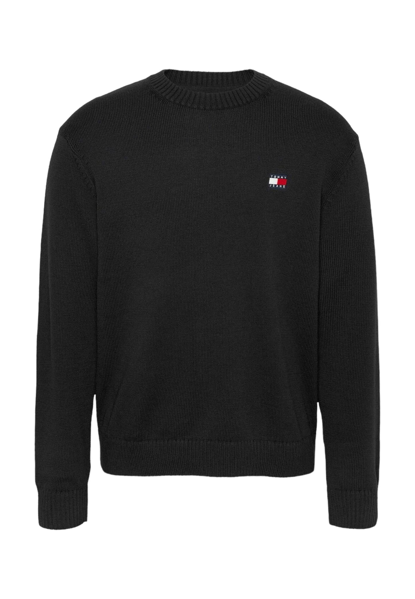 Maglione Tommy Hilfiger tjm reg badge Nero