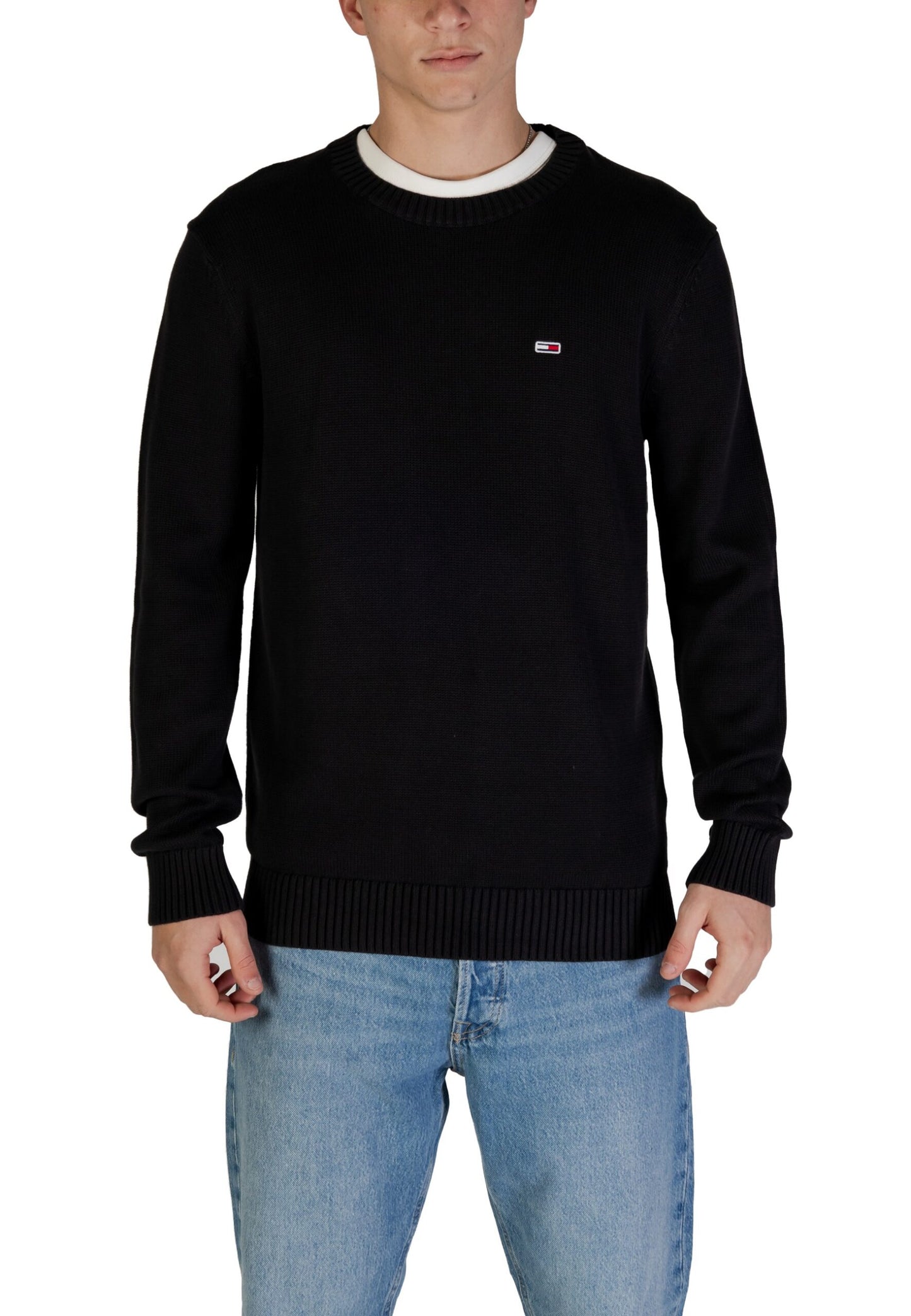 Maglione Tommy Hilfiger Jeans tjm essntls c-neck Nero