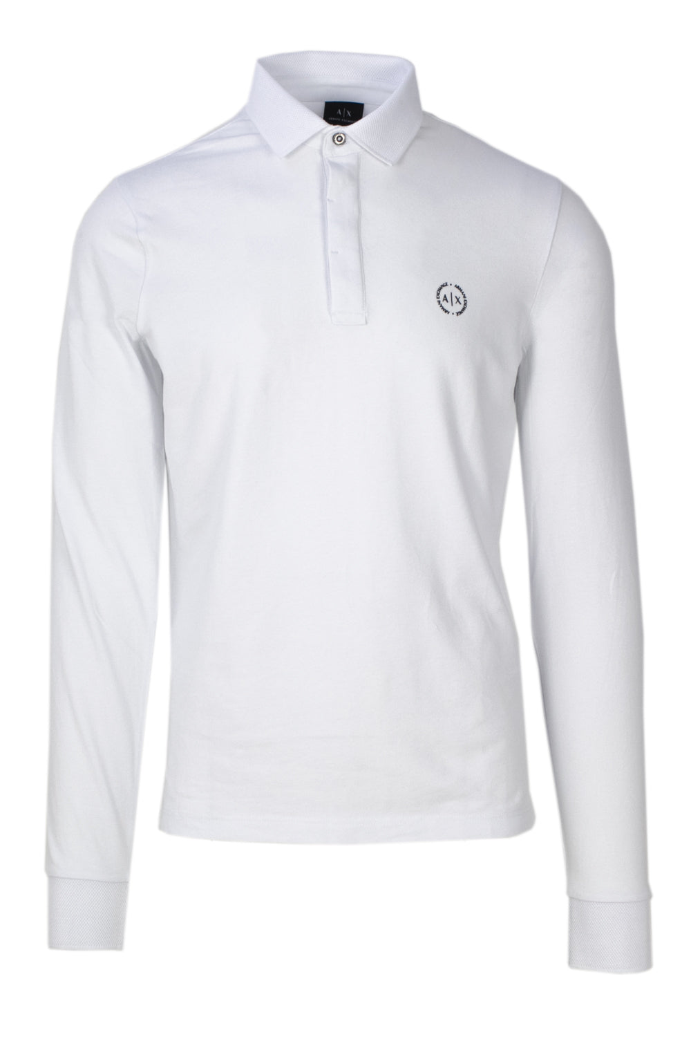 Polo manica lunga Armani Exchange 21607-Bianco