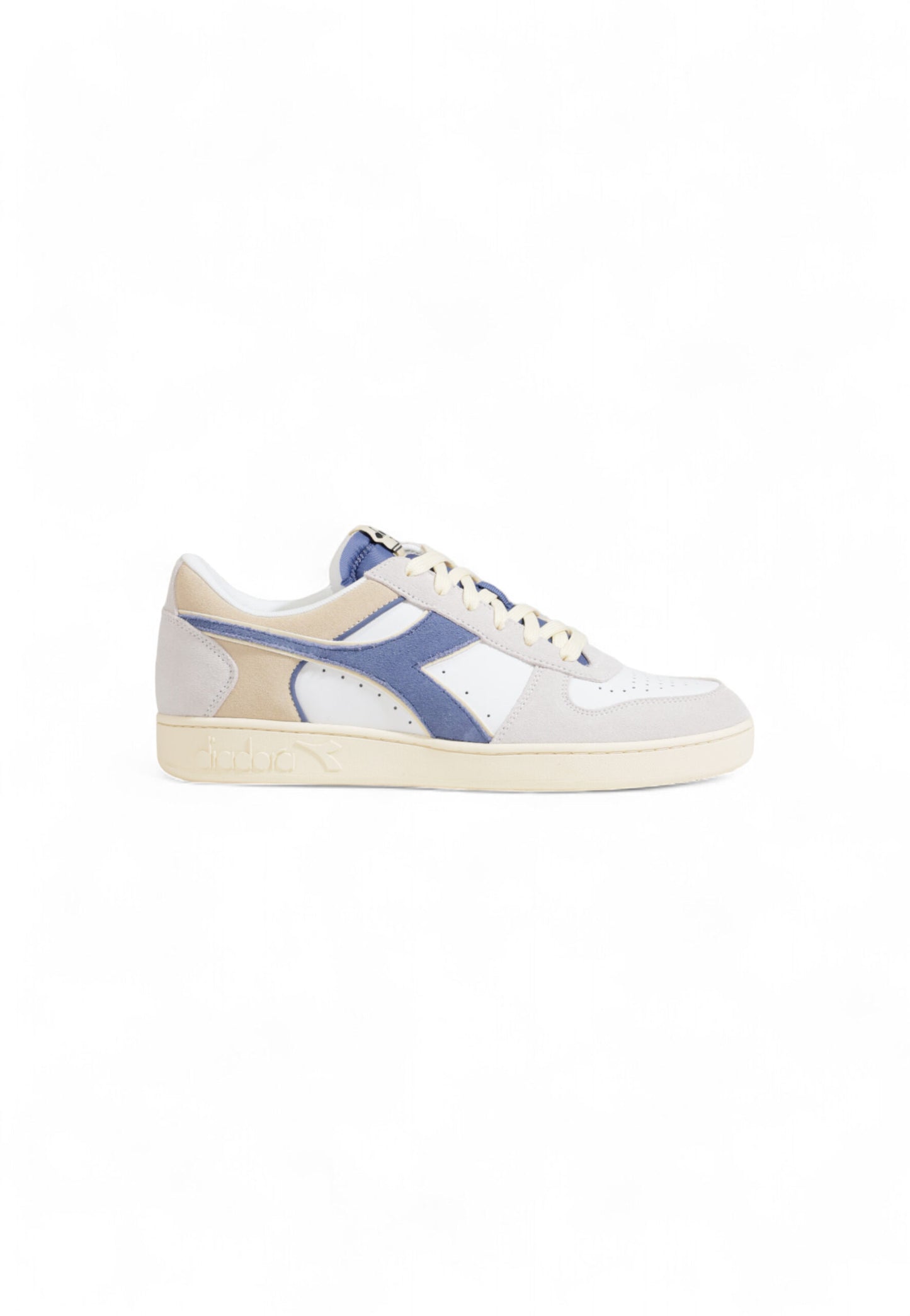 Sneakers Diadora magic basket low suede leather Bianco