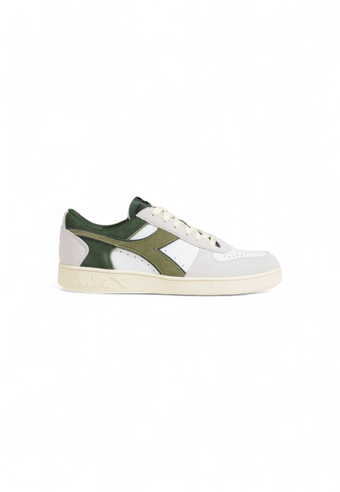 Sneakers Diadora magic basket low suede leather Verde