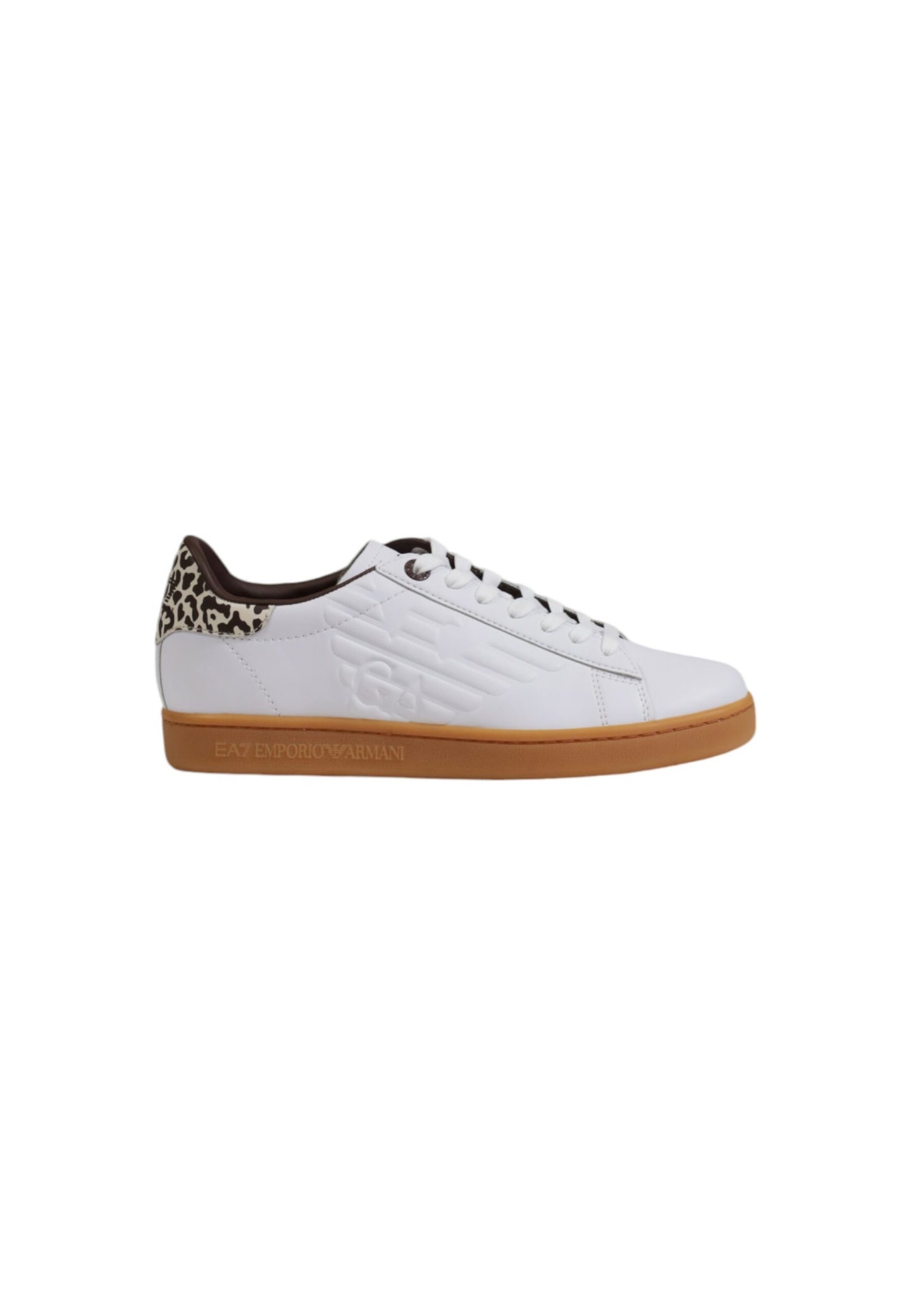 Sneakers EA7 logo rialzato Beige