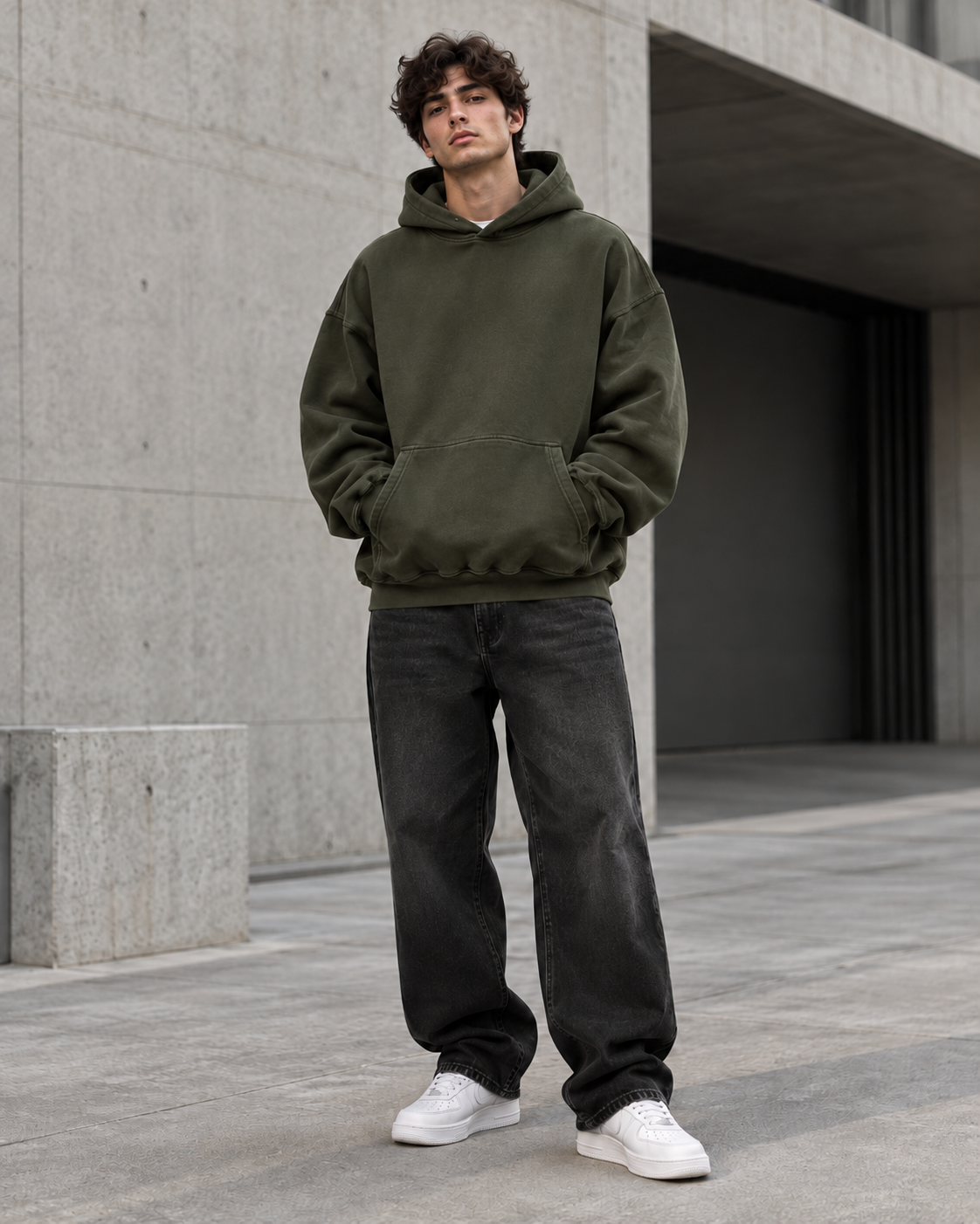 Oversized Boxy Hoodie