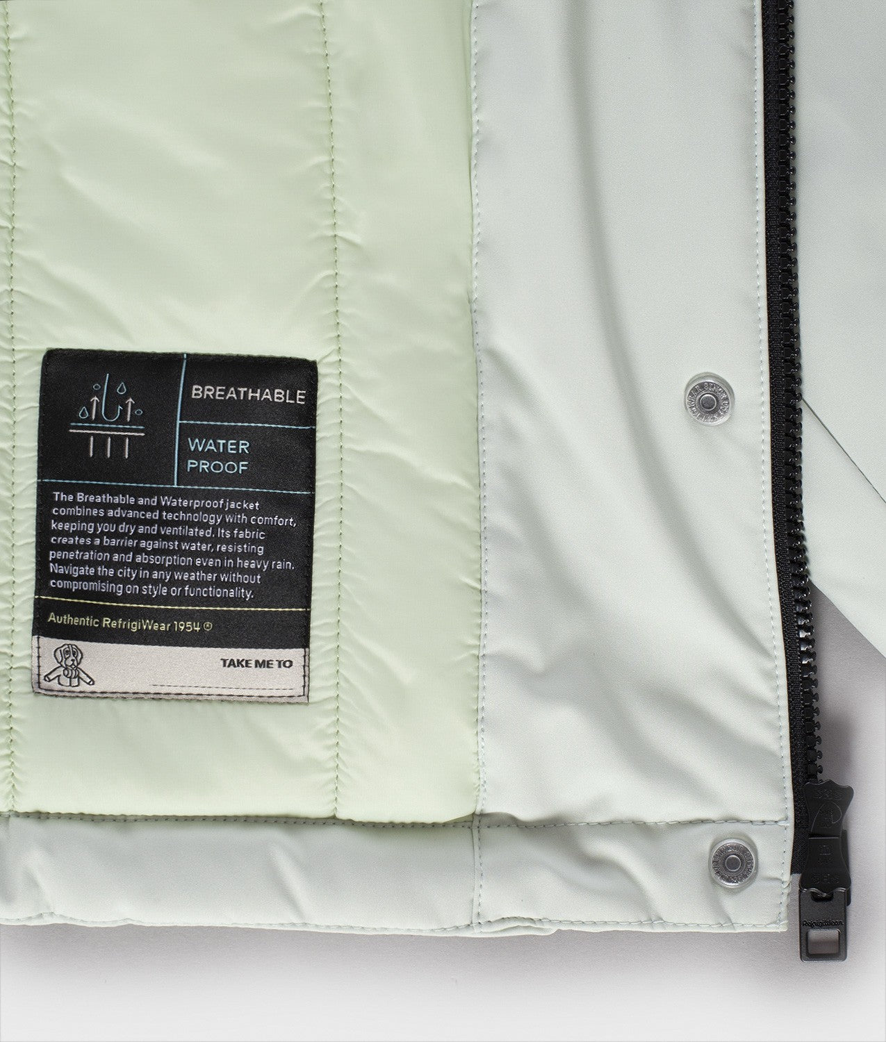 Refrigiwear - SHORT LADY TECH JACKET green lily