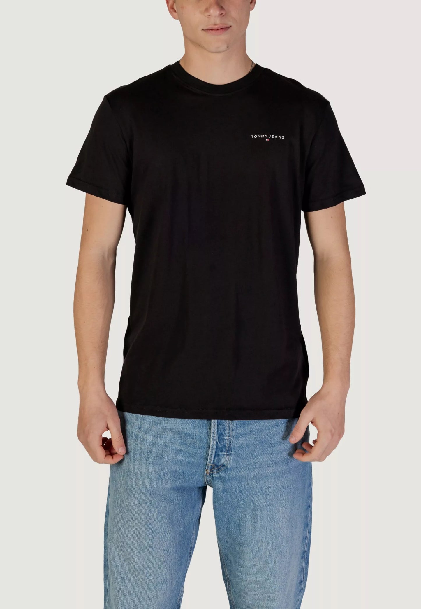 T-shirt Tommy Hilfiger TJM LINEAR  157365-Nero